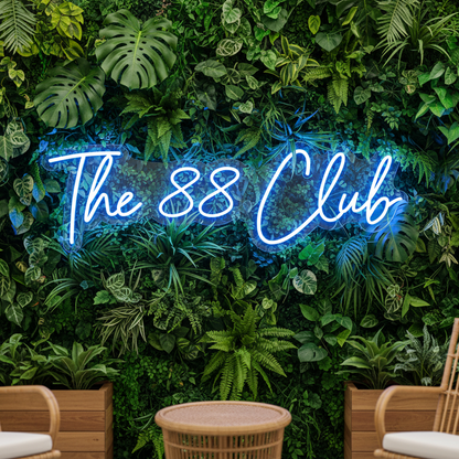 The 88 Club Custom Neon Sign