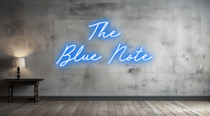 The Blue Note Custom Neon Sign - Light Your Way