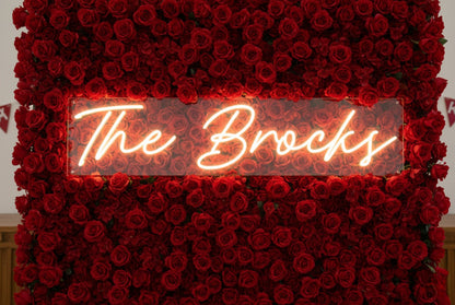 The Brocks Custom Neon Sign