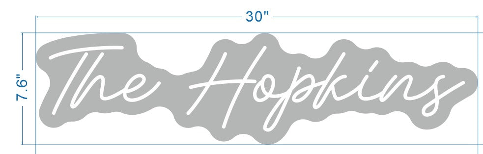 The Hopkins Custom Neon Sign (Size Option #1)