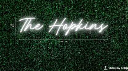 The Hopkins Custom Neon Sign (Size Option #1)