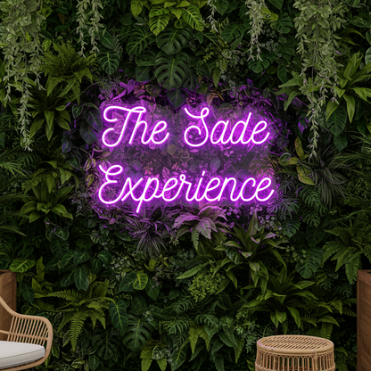 The Sade Experience Custom Neon Sign