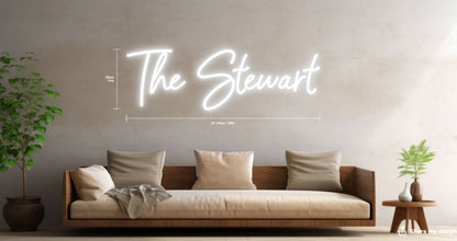 The Stewarts Custom Neon Sign