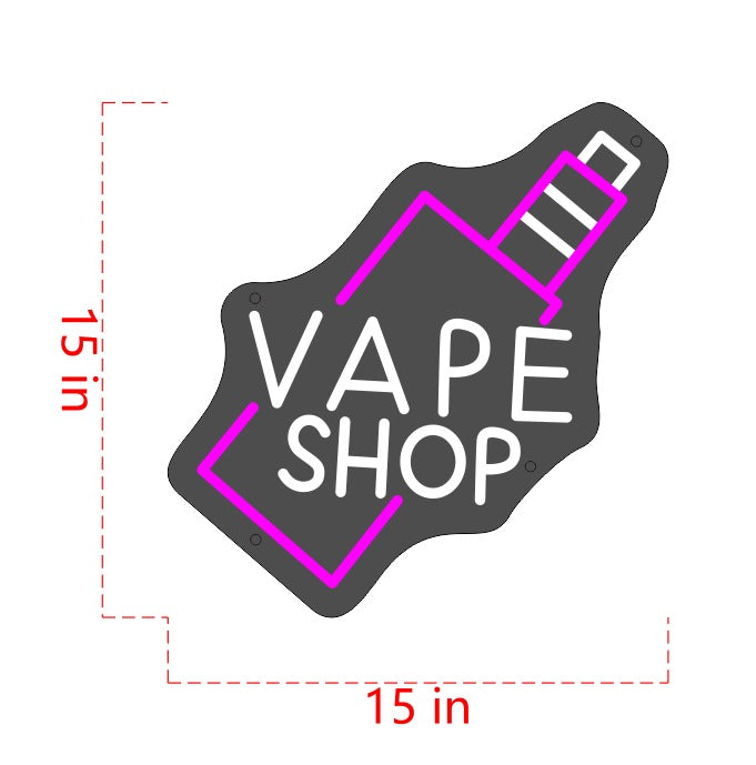 Vape Shop Custom Neon Sign