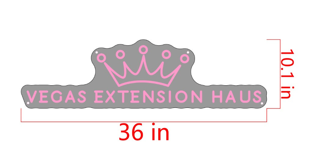 Vegas Extension Haus Custom Neon Sign